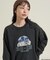 STARWARS/スターウォーズ ヴィンテージライク R2-D2 クルーネックスウェット/フロッキープリント リラックスフィット