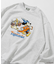 DISNEY/ディズニー/『ファンタジア』/ブルーム/ミッキーマウス/フロッキープリント クルーネックスウェット リラックスフィット
