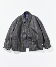 フェード レザレットジップブルゾン