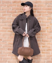 ウーリー ミニフレアコート