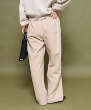 ベロアライク コーデュロイ イージーパンツ