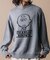PEANUTS/ピーナッツ 別注 リラックスフィット ジャガード クルーネックニット / チャーリー・ブラウン 【限定展開】