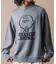 PEANUTS/ピーナッツ 別注 リラックスフィット ジャガード クルーネックニット / チャーリー・ブラウン 【限定展開】