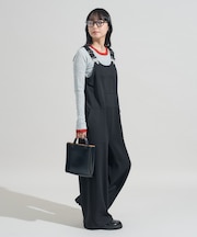 ツイル カットソー サロペット