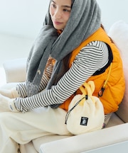 別注Fluffy Drawstring bag