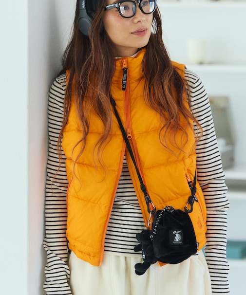 別注Fluffy Drawstring bag mini