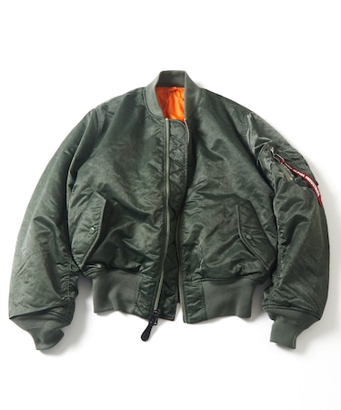 別注 ウォッシュ加工 MA-1 FLIGHT JACKET