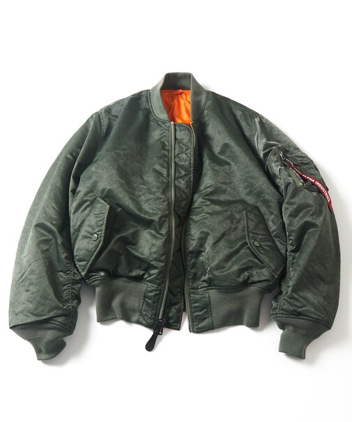 別注 ウォッシュ加工 MA-1 FLIGHT JACKET
