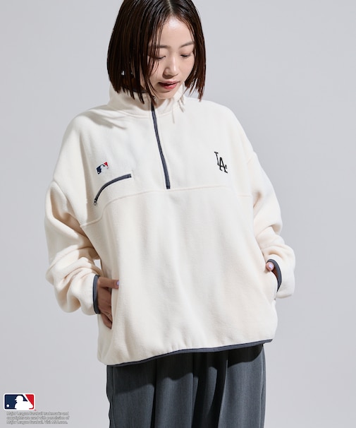 MLB 配色 フリース アノラックプルオーバー 限定展開