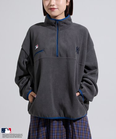 MLB 配色 フリース アノラックプルオーバー 限定展開