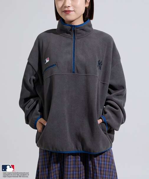 MLB 配色 フリース アノラックプルオーバー 限定展開