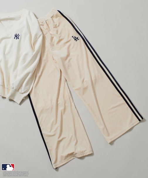 MLB ベロアトラックパンツ ＜セットアップ対応＞　限定展開