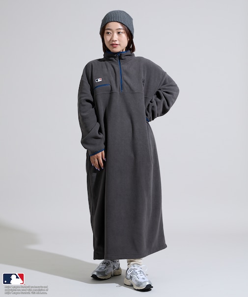 MLB 配色 フリースワンピース 限定展開