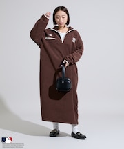 MLB 配色 フリースワンピース 限定展開