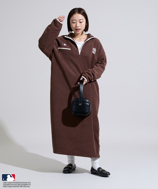 MLB 配色 フリースワンピース 限定展開