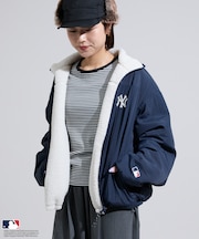 MLB リバーシブルボアブルゾン 限定展開