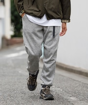 リラックスフィット ニットフリース イージージョガーパンツ