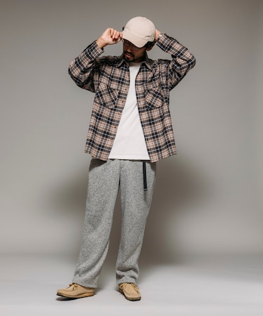 リラックスフィット ニットフリース クライミング パンツ