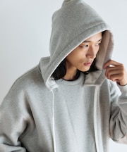 COMFORT HEATHER ヴィンテージライク 裏毛後付けフーディ