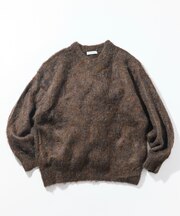 シャギーニット クルーネック プルオーバー