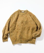シャギーニット クルーネック プルオーバー