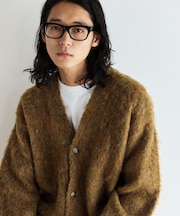 シャギーニット リラックスカーディガン