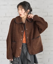 丸襟 カットボアジャケット