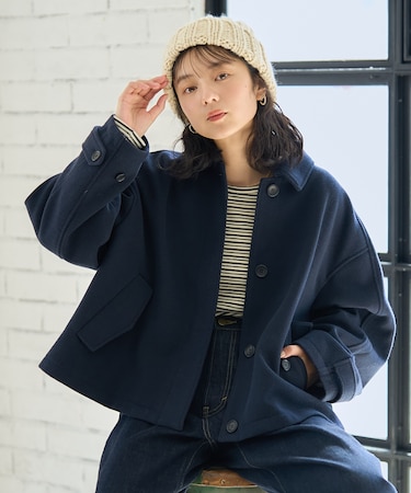 ウーリー ショートブルゾン 限定展開