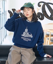 刺繍 スウェットライクニット