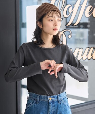 起毛 コンパクト ロンT