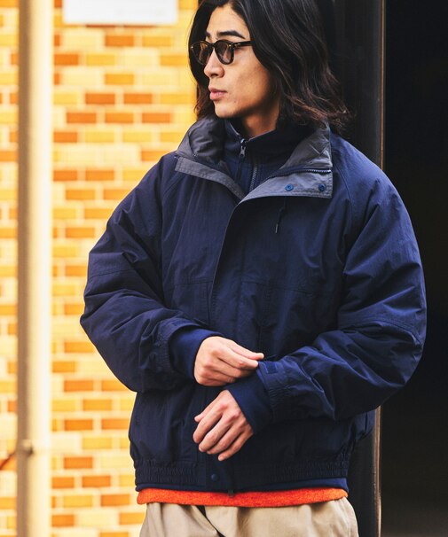 3WAY ビッグシルエット ナイロン フリース ジップブルゾン ライナーセット