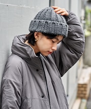 太編み ニットキャップ