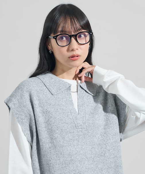 【セットアイテム】スキッパーニットベストセット 限定展開カラーあり