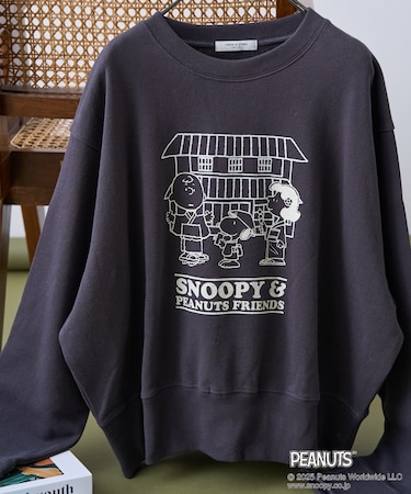 PEANUTS Travel with Friends スウェット