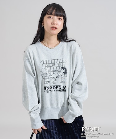 PEANUTS Travel with Friends スウェット