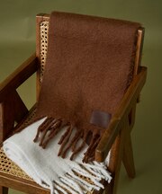 ボリュームフリンジマフラー