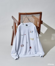 【MICKEY MOUSE】レトロ 刺繍スウェット