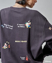 【MICKEY MOUSE】レトロ 刺繍スウェット