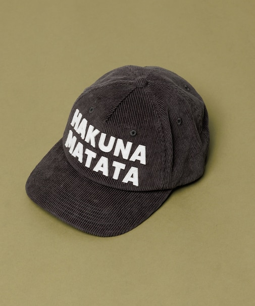 フェルトロゴ コーデュロイキャップ