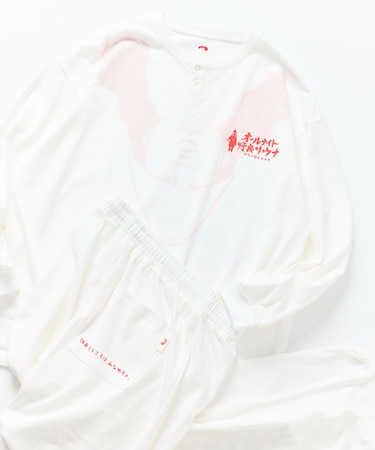 別注 KANNAIGI × サウナ田ヒロユキ プリント ロングスリーブセットアップ【クリエイターズ・ファイル】