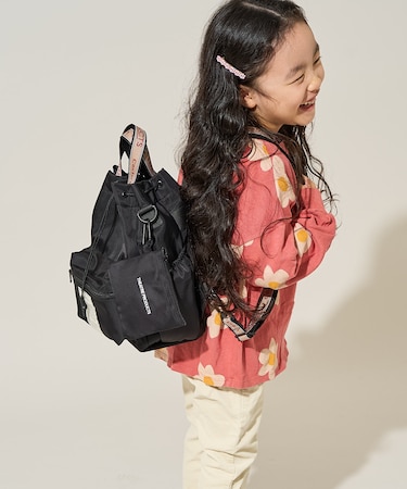 別注 撥水マルチ ペアレンツ ジャガードテープ リュックショルダー/親子で使えるバッグ