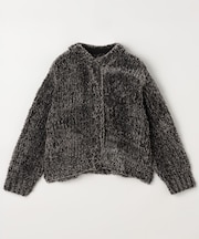 ファー ニット コート