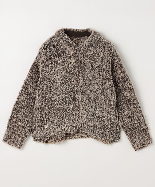 ファー ニット コート