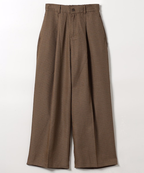 杢チェックパンツ＜セットアップ対応＞