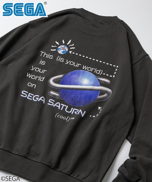 別注 SEGA SATURN/セガサターン クルーネックスウェット