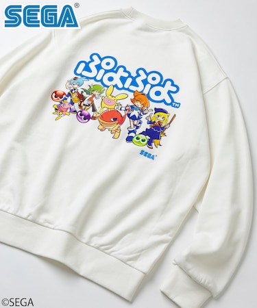 別注 ぷよぷよ クルーネックスウェット