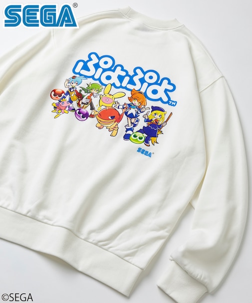 別注 ぷよぷよ クルーネックスウェット