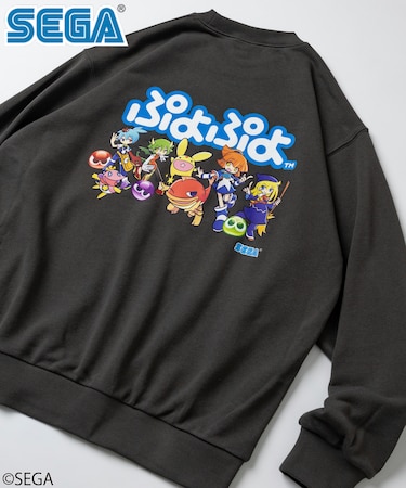 別注 ぷよぷよ クルーネックスウェット