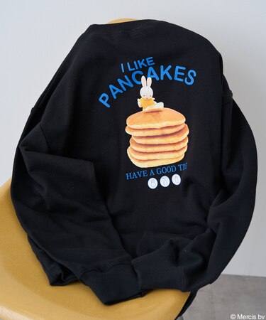 miffy Pancake柄 プリント スウェット