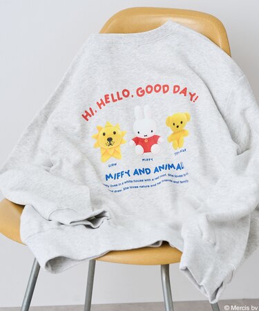 miffy Animals プリント スウェット